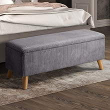 Ayaan Footed Storage Ottoman Bench